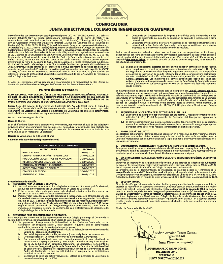 Centros de votación 2026